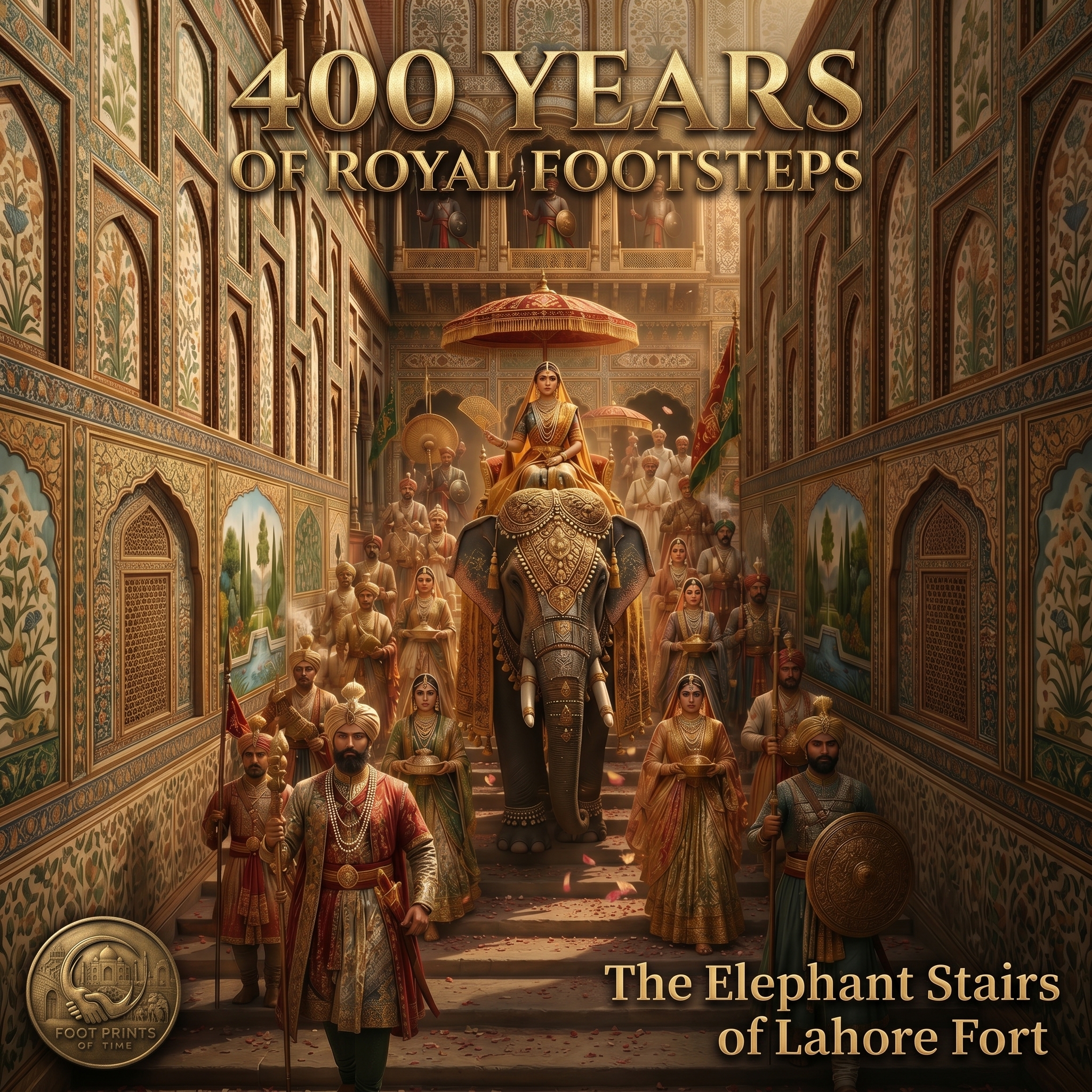 Lahore Fort's Elephant Stairs - 